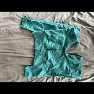 New Alphalete Halo Leggings- aquamarine size Medium